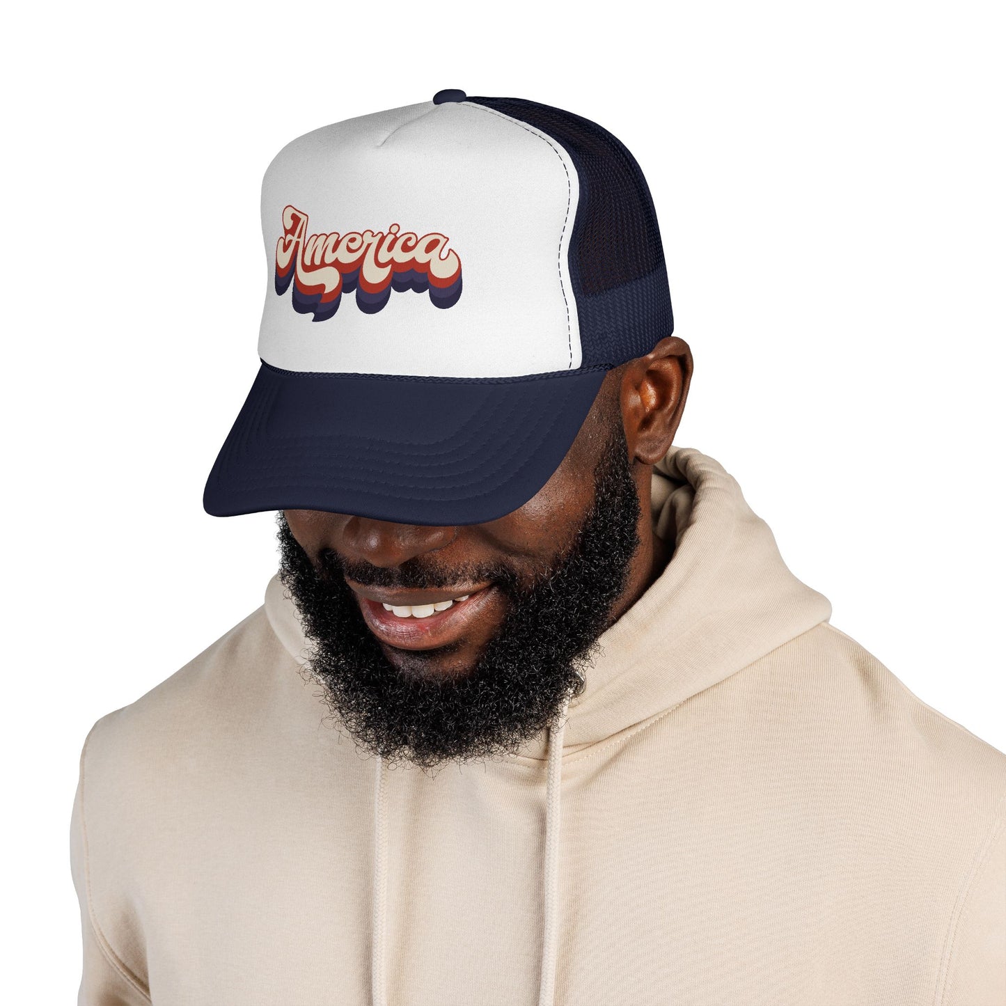 America Retro Trucker Cap