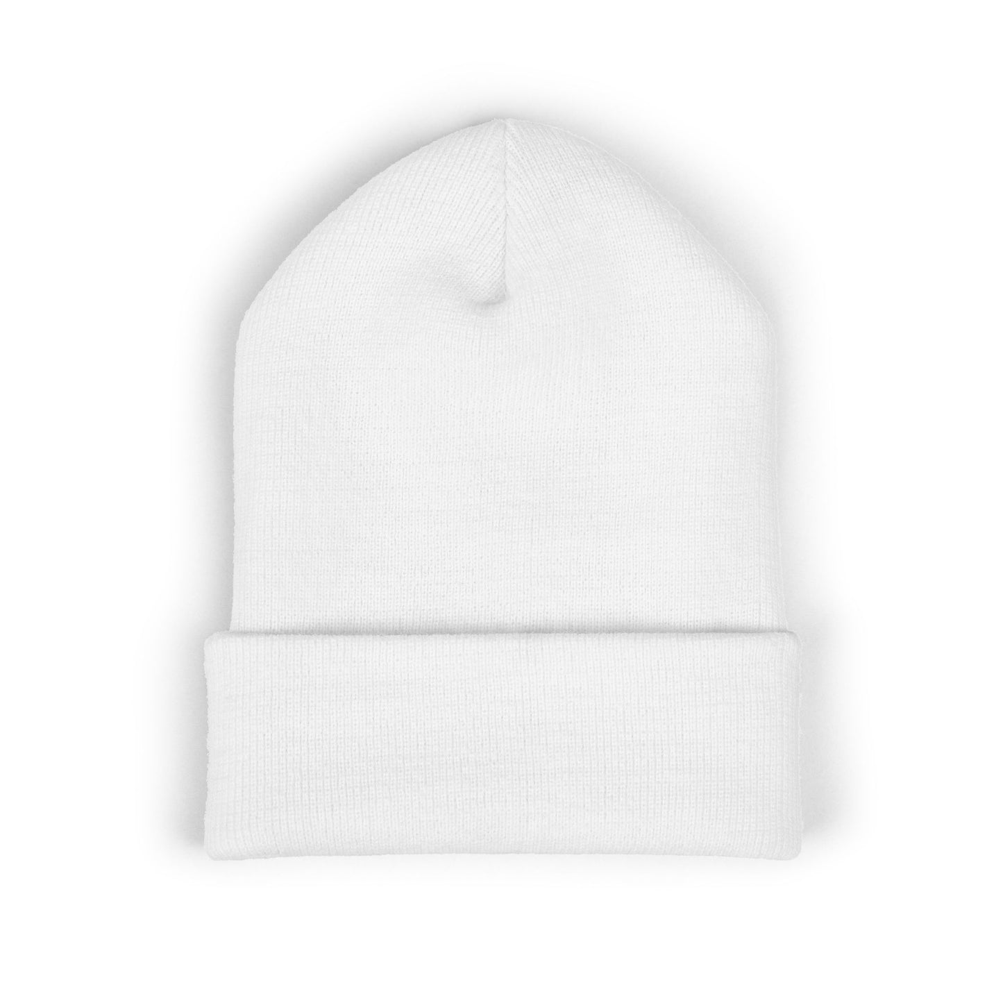 In Speed We Trust Embroidered Beanie — Classic Cuffed Winter Hat