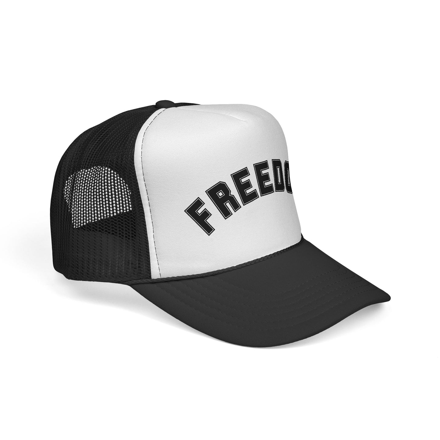 Freedom Trucker Hat — Retro Mesh Cap for Patriotic, Outdoor & Casual Wear