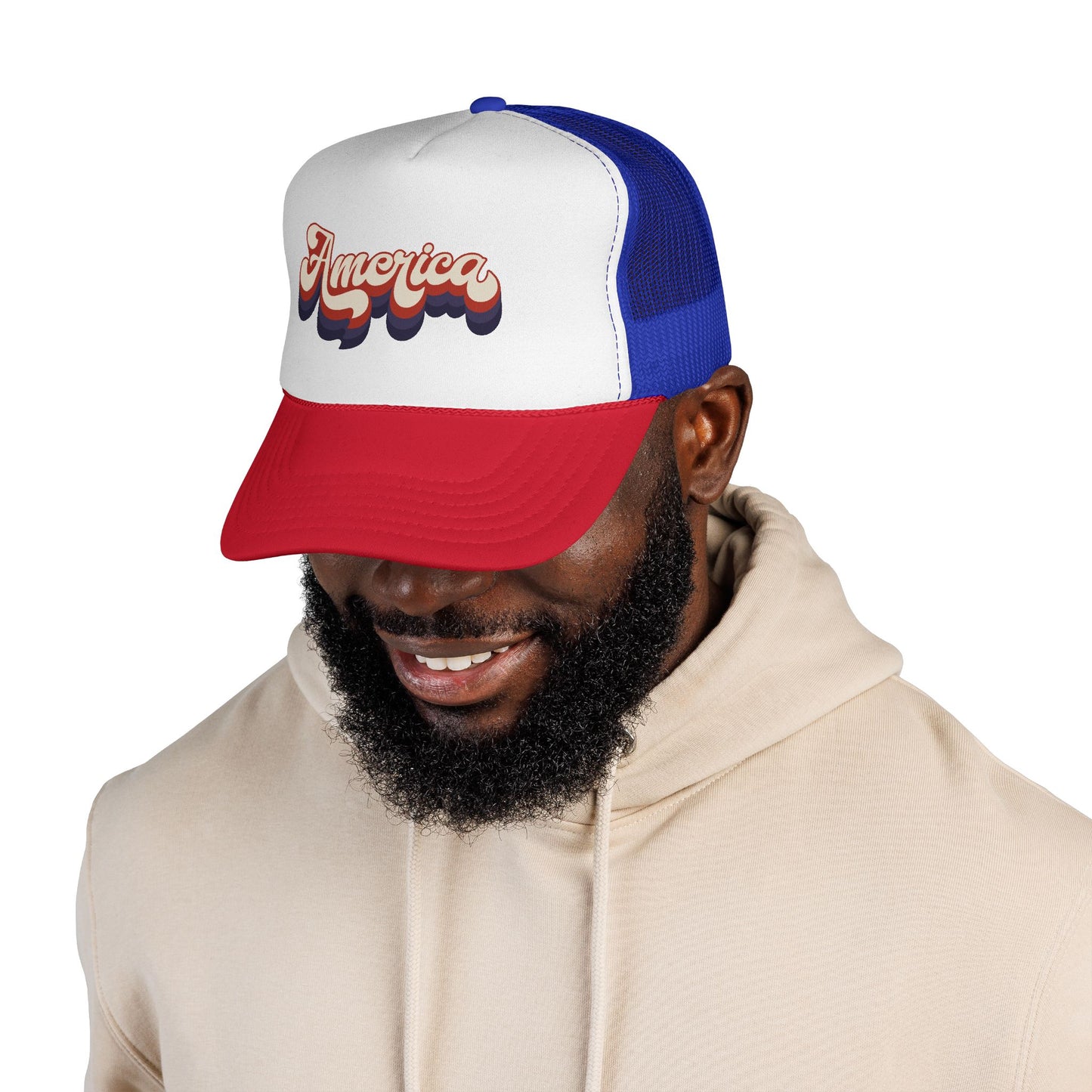 America Retro Trucker Cap