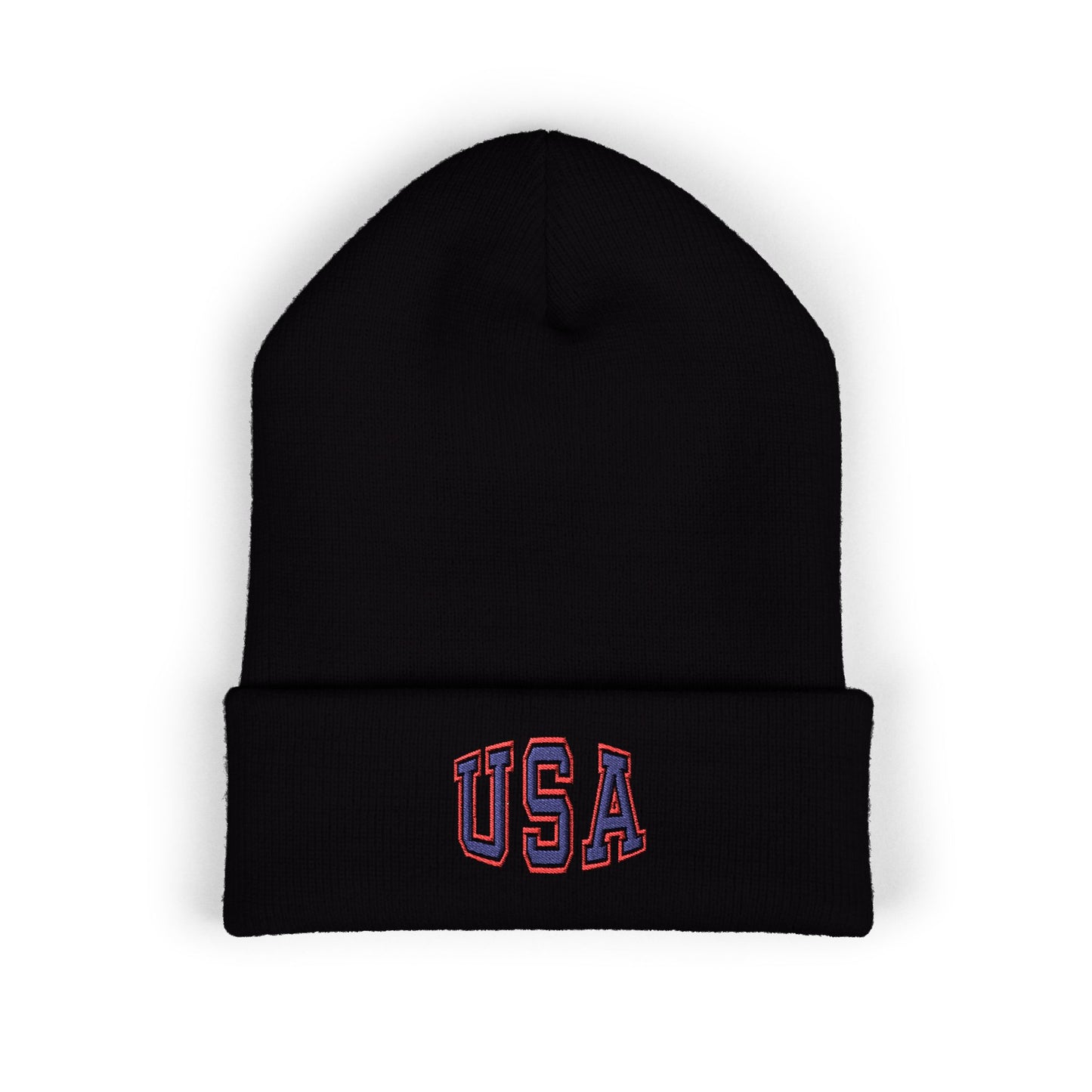 USA Embroidered Cuffed Beanie