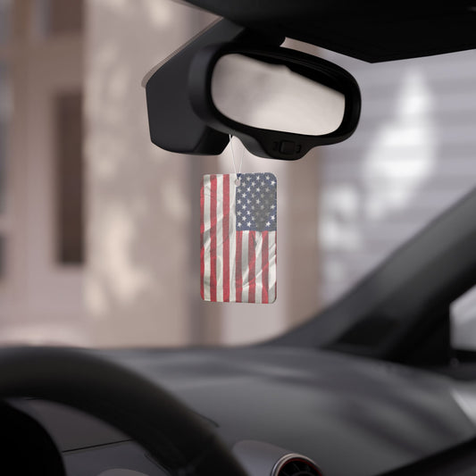 American Flag Car Air Freshener