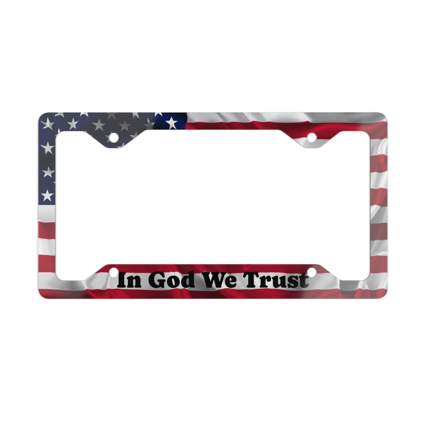 "In God We Trust" - License Plate Frame