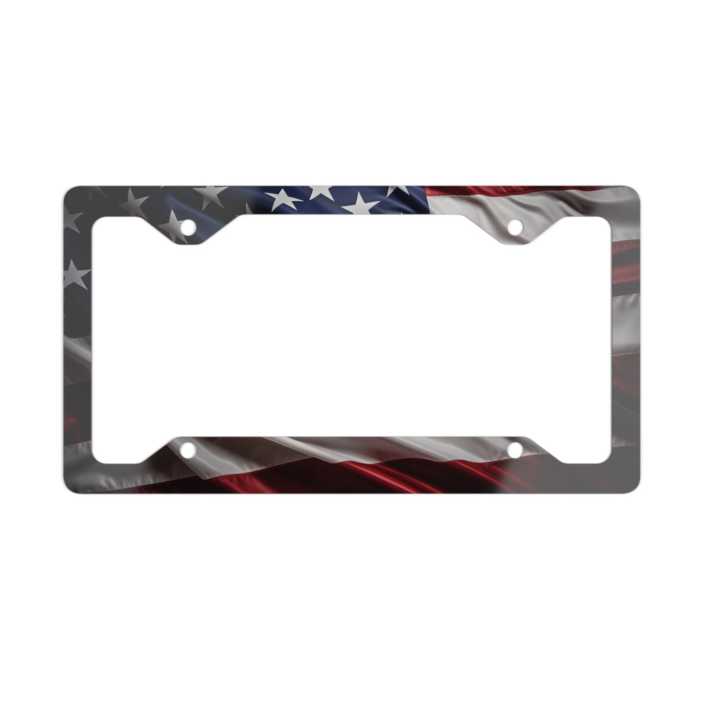 American Flag License Plate Frame V2