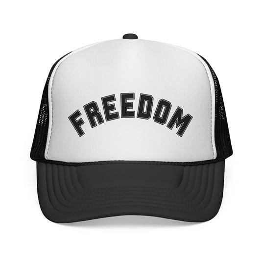 Freedom Trucker Hat — Retro Mesh Cap for Patriotic, Outdoor & Casual Wear